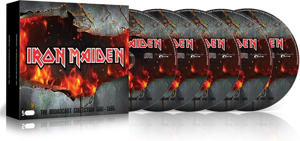 Iron Maiden CDボックスセット 12枚（2枚組3セットあり） Iron Maiden The Broadcast Collection 1981-1995 5-CD Live Concerts