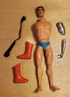 Vintage 12" 1976 G.I. Joe BULLETMAN STARTER SET Head Body Arm Hand Boots Belt