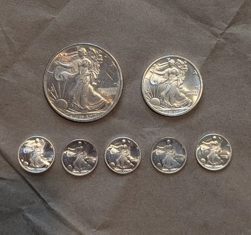 Money Metals Exchange Walking Liberty 2 Troy Oz Silver Rounds