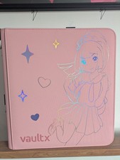 Vault X - 12 Pocket Zip Binder Folder - Pink & Holographic Pokemon Lillie