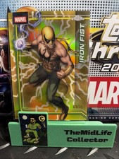 2026 Topps Chrome Marvel #56 Iron Fist /50 Gold Lightning Refractor