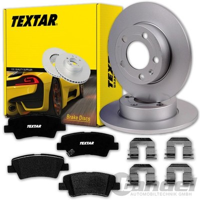 TEXTAR BREMSSCHEIBEN 284mm + BELÄGE HINTEN für HYUNDAI i40 VF Limo + Kombi