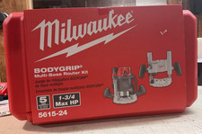 Milwaukee 5615-24 1-3/4 HP Multi-Base Router Kit 11 Amp 24,000 RPM NEW w/ Case