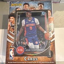Topps Ausar Thompson Detroit Pistons 2025 Chrome Basketball Reptilian #BCV-76