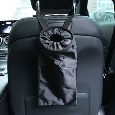 Car Bin Seat Back Litter Trash Garbage Hang Bag Holder Container Storage Clean