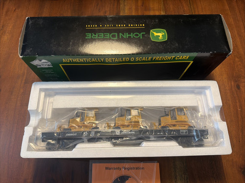 Coche plano John Deere MTH 20-98508 con 3 topadoras Bull de 650 H F.94 | Condition: Used