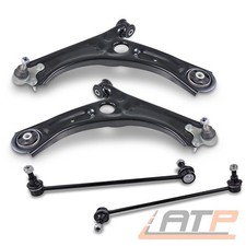 2x QUERLENKER + 2x KOPPELSTANGE VORNE FÜR SKODA OCTAVIA 1Z VW CADDY 3 4