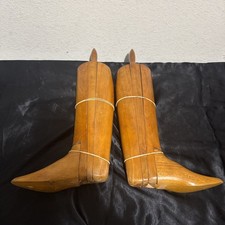 Antique 1900's Womens Wooden Riding Boot Lasts  Cobbler Shoes Forms