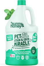 Pet Stain and Odor Remover - Enzyme Cleaner for Dog Urine and Poop on Carpets an