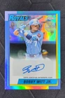 2025 Topps Chrome Update Bobby Witt Jr. 1990 Autograph Refractor /99 #90CUA-AR