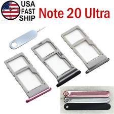 Dual Nano SIM Card Tray MicroSD Holder Slot For Samsung Galaxy Note 20 Ultra 5G