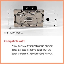 Granzon GPU Water Block For Zotac RTX3070TI /3060TI /3070 8GD6 PGF OC