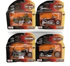 Lot of 4 Maisto Harley-Davidson 1:18 Diecast Motorcycles Series 24 NIB