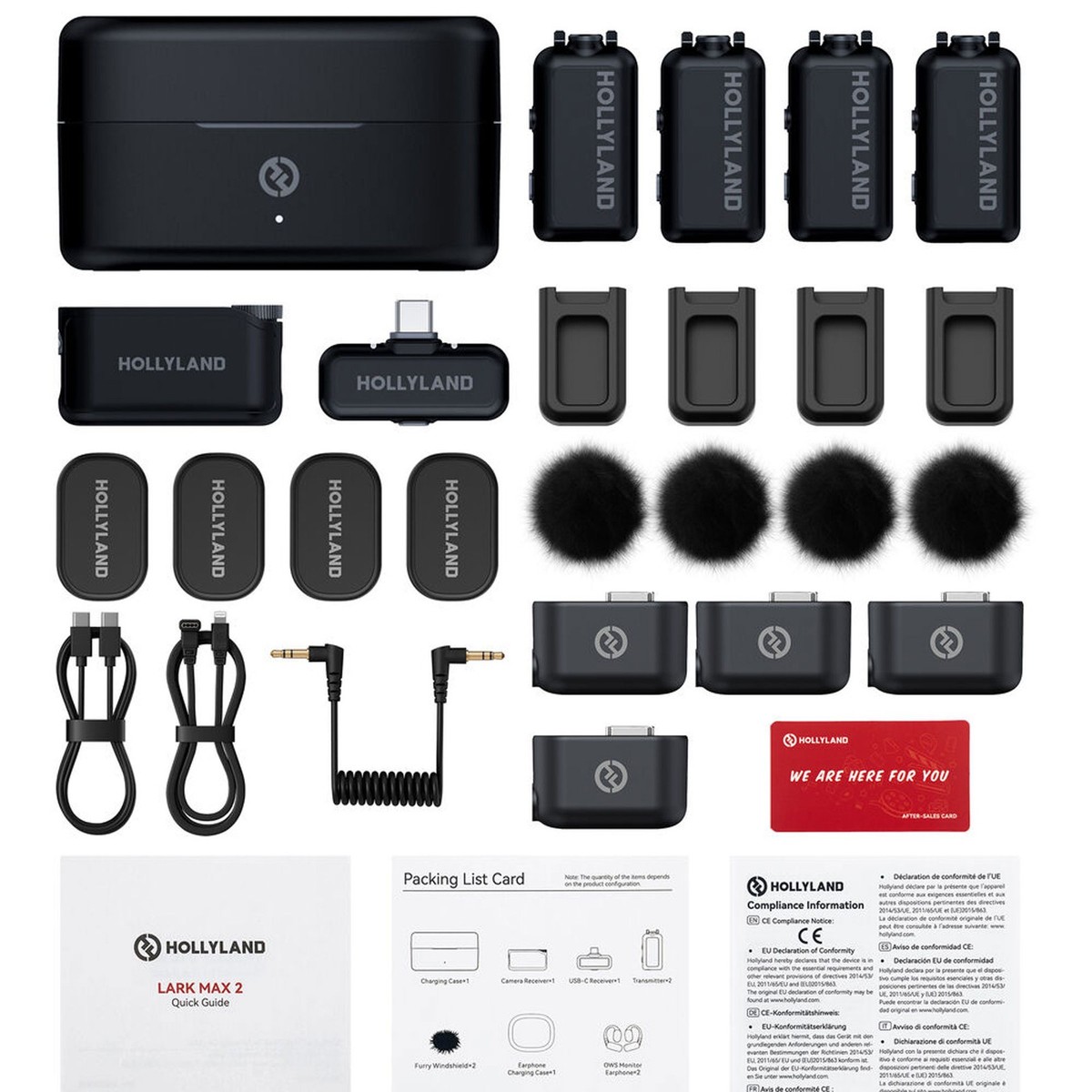 Hollyland LARK MAX 2 Combo Microphone System for Cameras