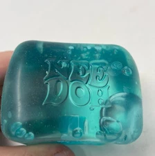 Schylling NeeDoh Nice Cube - Blue 2.25" Sensory Squeeze Toy (Super Solid Squish)