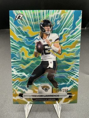 2025 Topps Resurgence Aqua Surge Trevor Lawrence Jacksonville Jaguars 17/250