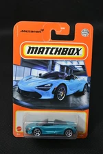 Matchbox McLAREN 720S Spider Blue Teal 20/100 MBX Metal hypercar convertible car
