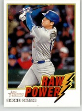 Shohei Ohtani 2026 Topps Heritage Raw Power RP-SO Los Angeles Dodgers -MINT