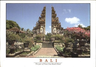 Bali Indonesien The gate of Nusa Dua Beach Hotel