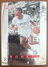 2021-22 Panini Select Rookie Revolution Keon Johnson Silver Prizm (RC) Clippers