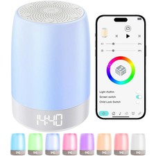 Sound Machine White Noise Machine with 32 Soothing Sounds, Bluetooth Speaker ...