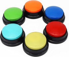 Voice Recording Button, Dog Buttons for Communication Pet Training Buzzer, 30 Se