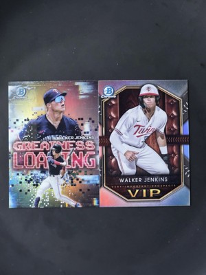 2025 Bowman Walker Jenkins Twins Top Prospect 2 Card Lot - #GL-24 and #VIP-16