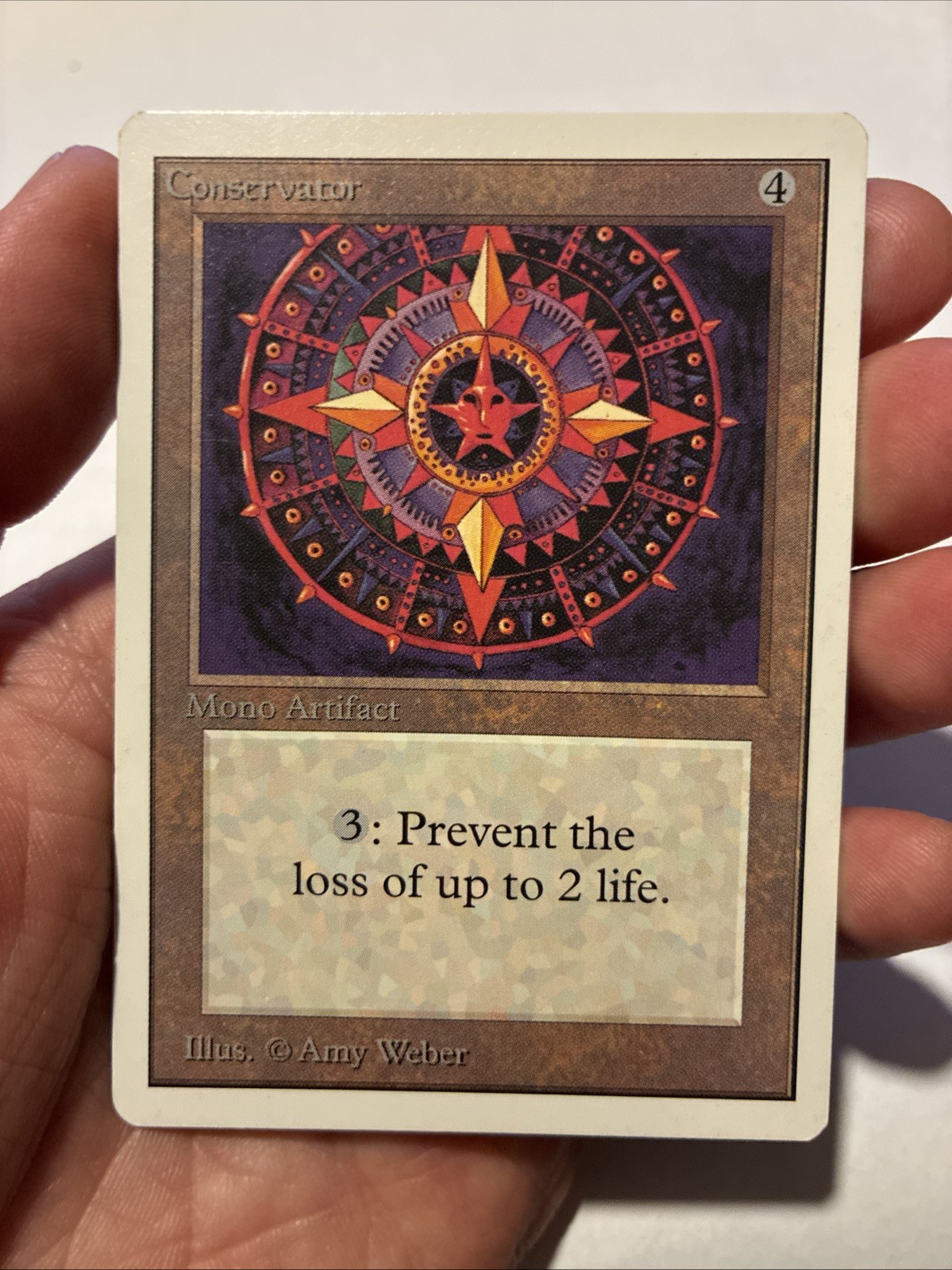 Conservator Unlimited Edition Near Mint Condition Vintage MTG Card
