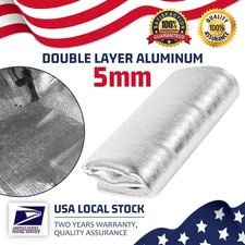 Double Reflective Sound Deadener Heat Insulation Mat 5mm For Industrial pipeline