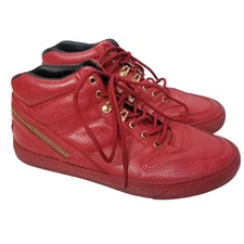 Zara Shoes Men 40EU US7 Red Fashion Sneakers Men Casual Shoes Men Mid Top Shoes