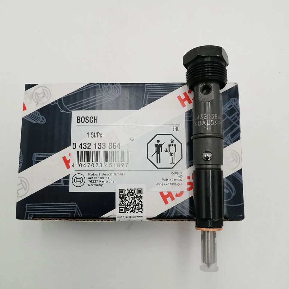 6x 0432133864 Inyectores de combustible para Cummins 94-98 Dodge Ram 2500 válvula 5,9 L Foto 3 de 4