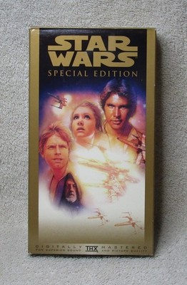 STAR WARS A NEW HOPE VHS Tape US 1997 Special Edition Full Screen GEORGE LUCAS