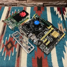 ASUS H81M-C mATX Motherboard Combo! •Core i5-4570 •16GB RAM •Radeon RX550 4GB