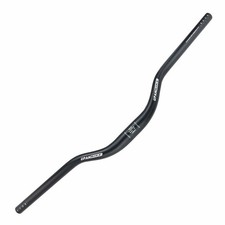 MTB Riser Handlebar 780mm Black 31.8mm Clamp 50mm Rise 6061 Aluminum Alloy