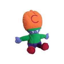 Letter People Vintage Hand Puppet Plush Abrams Mr C - Colossal Cap