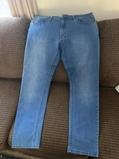 Buffalo David Bitton Jeans Mens 36x32 Blue Axel Slim Stretch Straight nwot 
