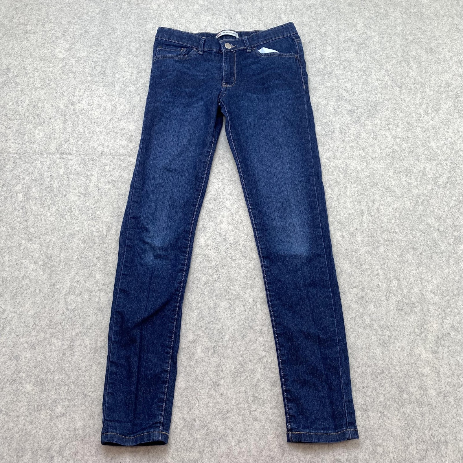 Girls 14 24x27 (25x26) Blue Dark Wash Stretch