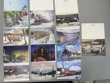 Leanin Tree Christmas Holiday Cards 25 Assortment Animals Trains No Envelope