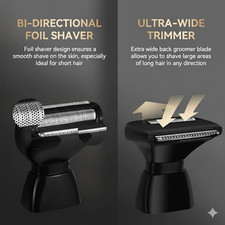 Long Handle Electric Back Shaver For Men Body Hair Removal Razor USB Recharge US 15