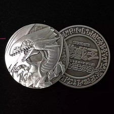 Yu-Gi-Oh! Blue-Eyes White Dragon Metal Coin -...