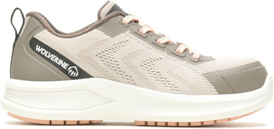 Wolverine Women's Bolt Durashocks Knit Carbonmax Work Shoe, 5.5, Cement Color