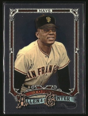 2025 Topps Allen & Ginter Chrome Willie Mays #30 San Francisco Giants