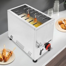 Gas Frying Machine Commercial Hot Corn Dog Fryer Adjustable Gas Frying Machine