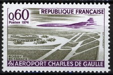 France 1974, Charles de Gaulle Airport MNH Mi 1866