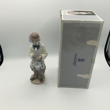 "Estatuilla de payaso Ladro Sad Sax 9"" de alto #5471 caja retirada España como nueva"