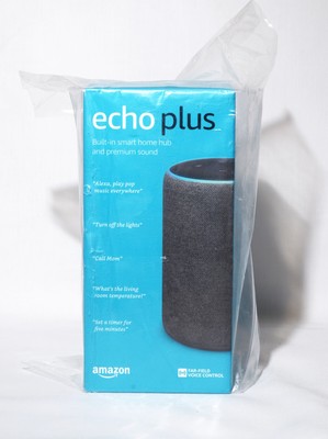 (NEW) Amazon Echo Plus (2nd Gen) Smart Speaker with Alexa (Charcoal)