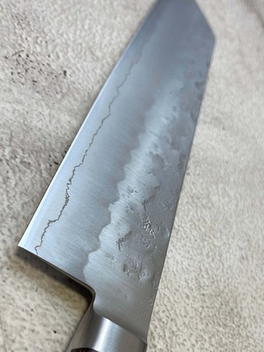 Tsunehisa G3 Nashiji Brown Kiritsuke 210mm - Made in Japan 🇯🇵 With bolster - Bild 14 von 16