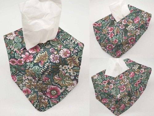 Rose Garden Tissue Box Cover (3 Colors Available) - Picture 2 of 13