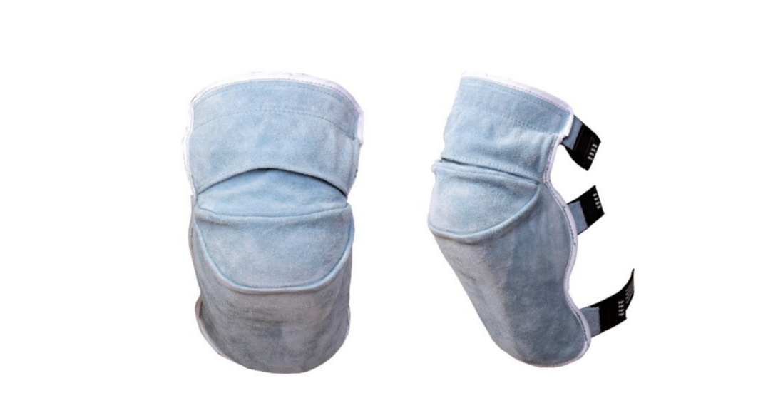 SMATO Welding Knee Hard Pads Heat Resistant Leather Welder Protect