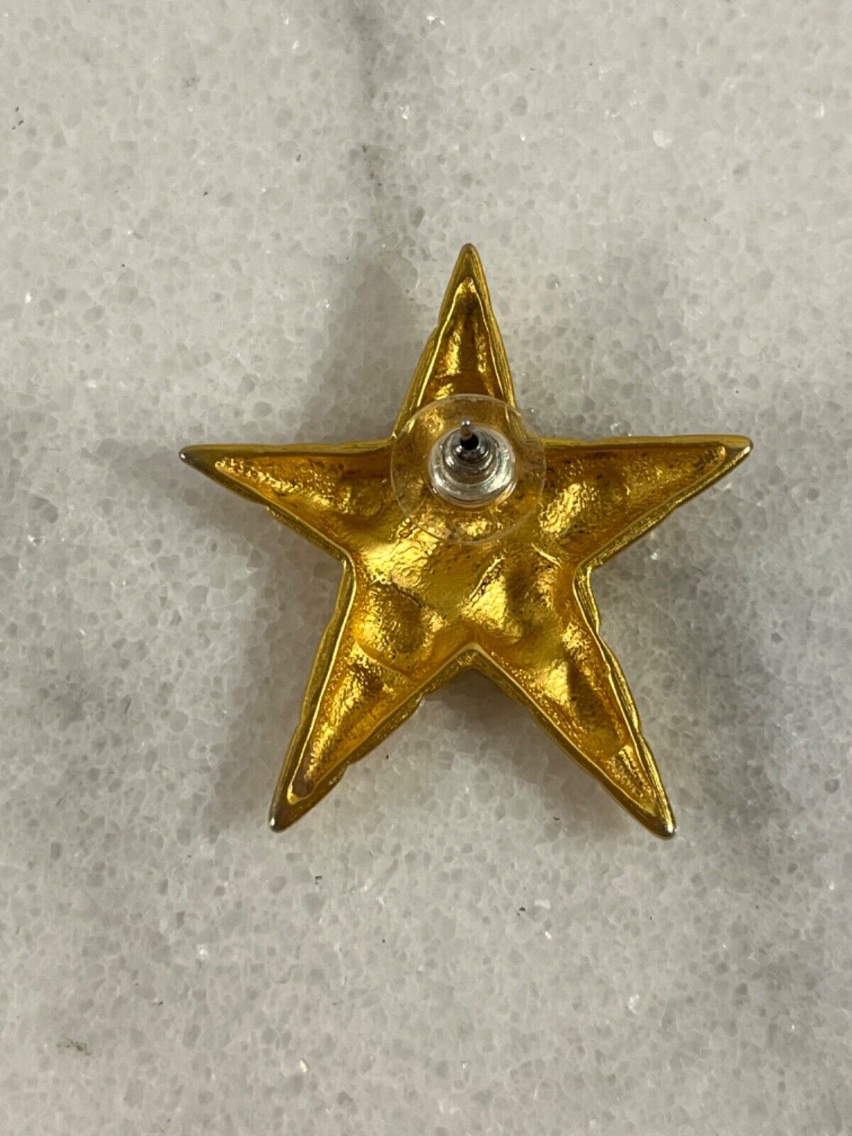 Vintage multicolored Crystal Star Earrings Rhines… - image 10